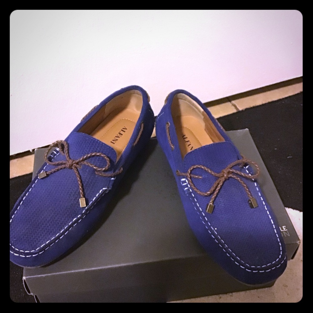 Alfani blue loafers